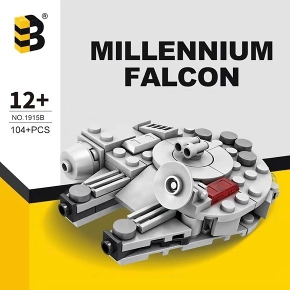 Building Blocks Millennium‎ Falcon Movie Toy Space Ship Kids - Picture 2 of 7